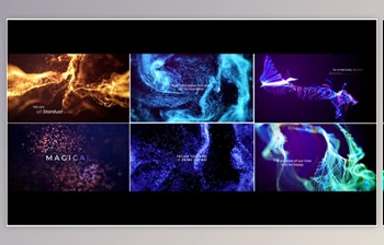 Download Abstract Titles | Particles (Videohive <span class='badge badge-warning'>34626378</span>) - AE Project