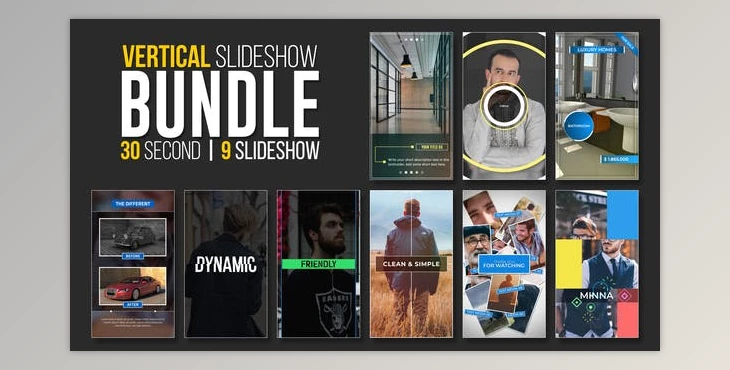 Download Vertical Slideshow Bundle (Videohive 34938827) - AE Project