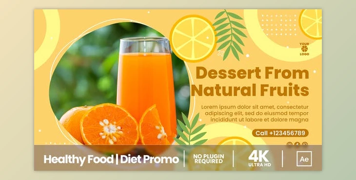 Download Healthy Food | Diet Promo (Videohive 34900376) - AE Project