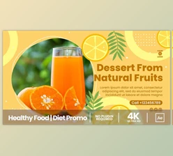 Download Healthy Food | Diet Promo (Videohive 34900376) - AE Project