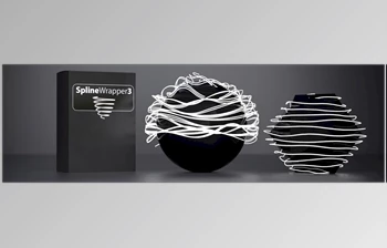 Download C4DZone – <span class='badge badge-warning'>Spline</span> Wrapper v3.0 For C4D R21-R25