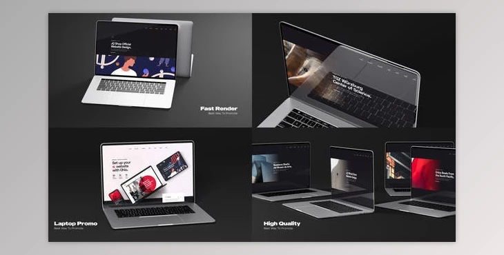 Download Videohive Minimalistic Laptop Website Promo 35604755