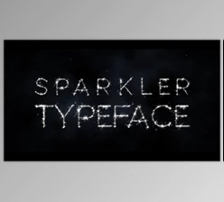Download Sparkler Typeface (Videohive 34933538) - AE Project