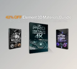 Download Metals For Element 3D Materials Pack (VFXER)