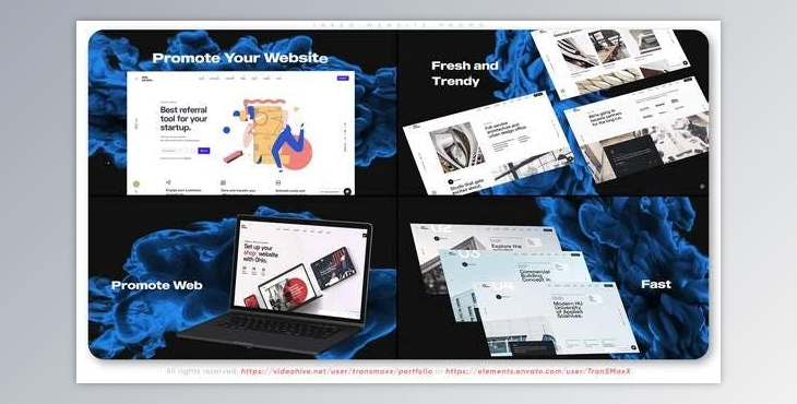 Download Inked Website Promo (Videohive 34913127) - AE Project
