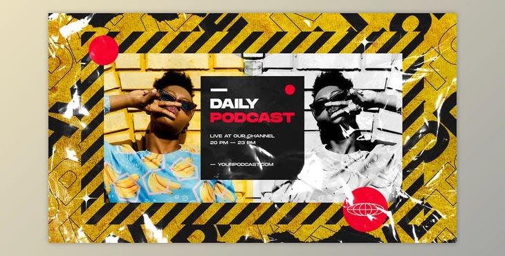 Download Podcast Opener / Urban Typography Promo / Dynamic Music Talkshow / Youtube Vlog Intro (Videohive 34853585) - AE Project