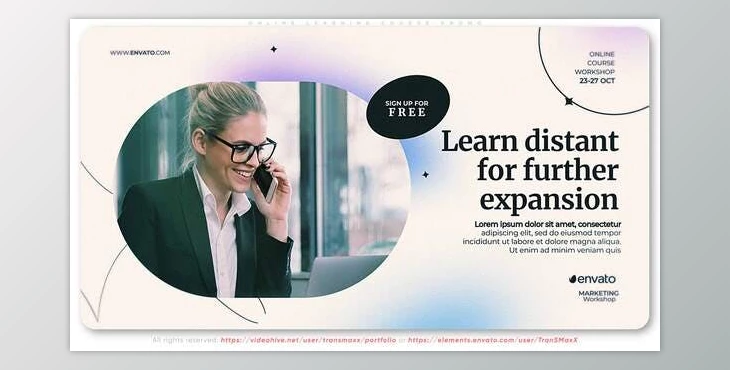 Download Online Learning Course Promo (Videohive 34913010) - AE Project