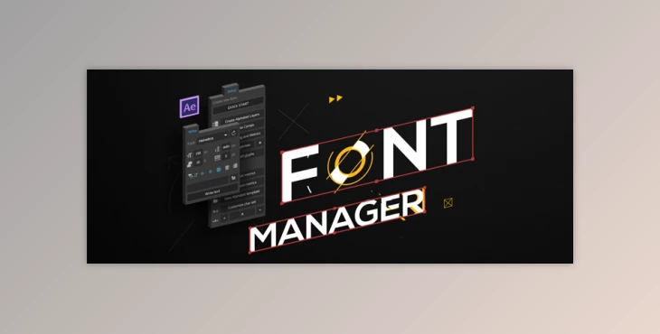 Download Aescripts Font Manager v2.0.1 (WIN, MAC)