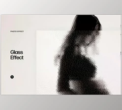 Download Textured Glass Photo Effect - 6864960