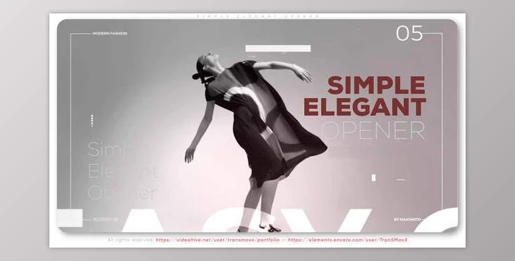 Download Simple Elegant Opener (Videohive 34858481) - AE Project