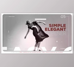 Download Simple Elegant Opener (Videohive 34858481) - AE Project