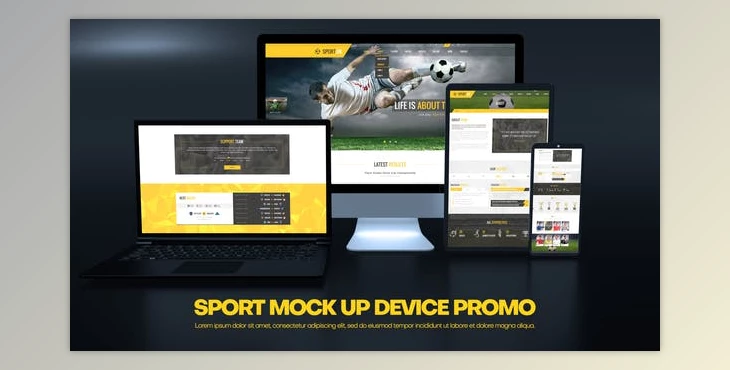 Download Sport Mockup Device Promo (Videohive 34745150) - AE Project