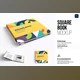 Download Square Book Mockup - 12 views - 6613174