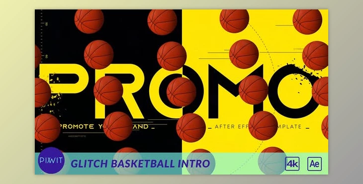 Download Glitch Basketball Intro (Videohive 34848943) - AE Project