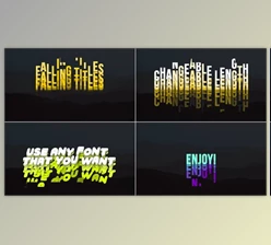 Download Falling Titles (Videohive 35633240) - AE Project