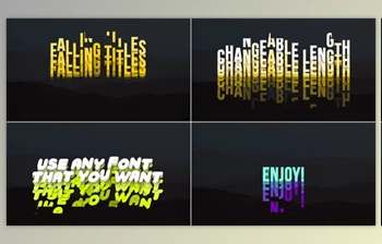 Download <span class='badge badge-warning'>Falling</span> Titles (Videohive 35633240) - AE Project