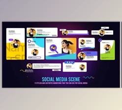 Download Social Media Post Scenes (Videohive 33328132) - PR Project
