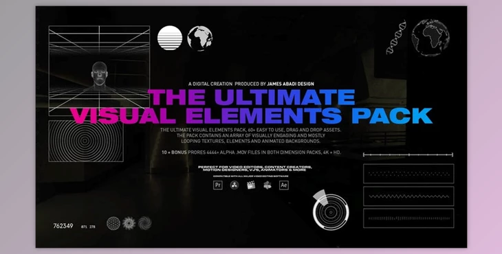 Download James Abadi Design – The Ultimate Visual Elements Pack – 4K