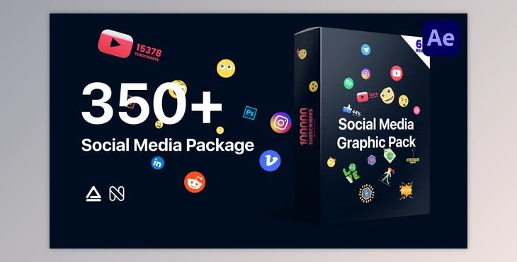 Download AnimationStudio Social Media Graphics Pack (videohive 34699802) - AE Project