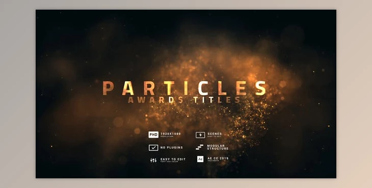 Download Particles | Awards Titles (Videohive 34613148) - AE Project