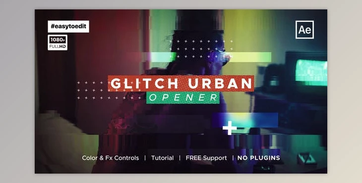 Download Urban Glitch Opener (Videohive 35645773) - AE Project