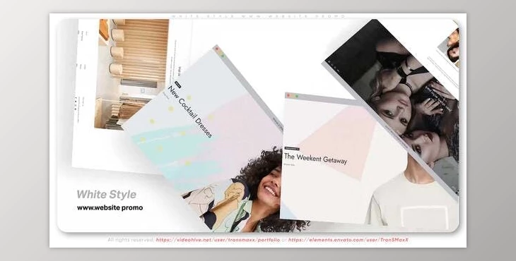 Download White Style WWW Website Promo (Videohive 35656896) - AE Project