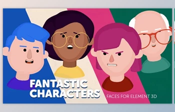 Download Fantastic Characters – Faces for <span class='badge badge-warning'>Element</span> <span class='badge badge-warning'>3D</span> (<span class='badge badge-warning'>Videohive</span> 35646665) - AE <span class='badge badge-warning'>Project</span>