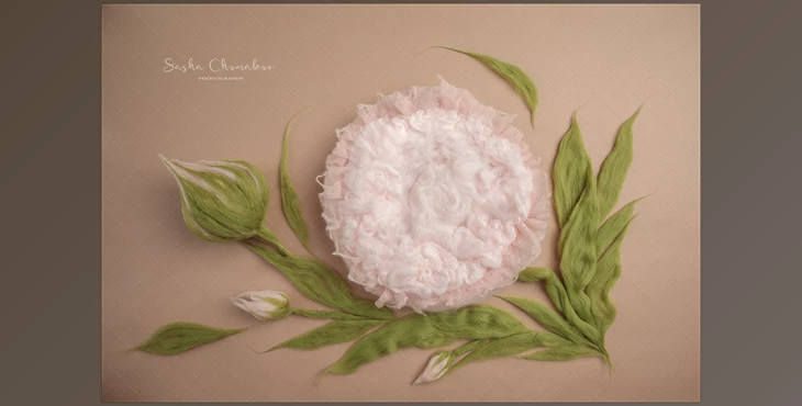 Download Sasha Chomakov – Newborn Digital Backdrop – Flower