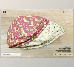 Download Infant Head Bonnet Mockup - 6788168