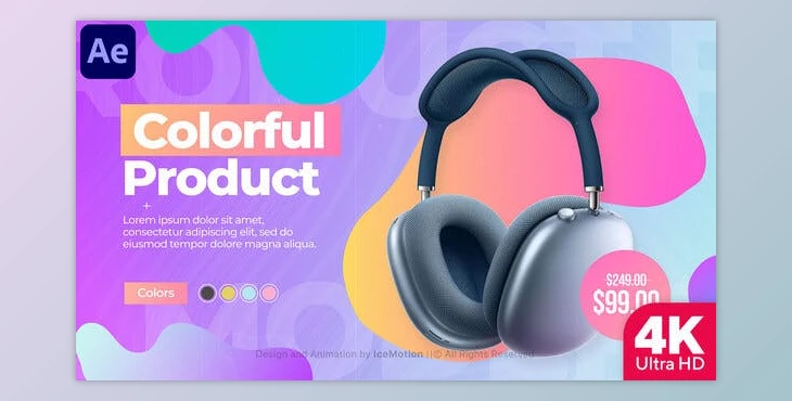 Download Colorful Product Promo || Product Sale Promo (Videohive 35688136) - AE Project