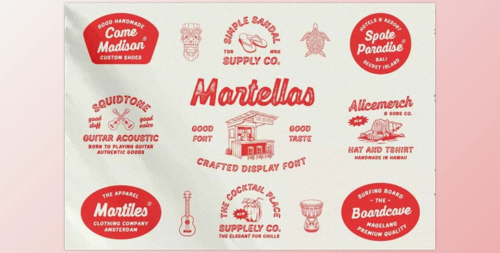 Download Martellas – Display Font CreativeMarket 6612474