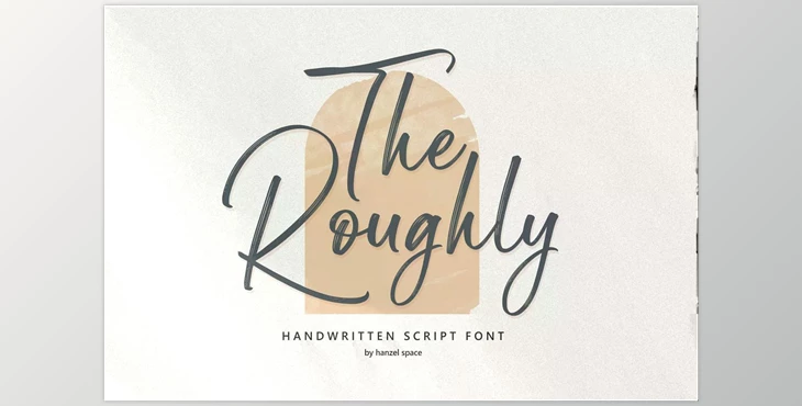 Download The Roughly Script Font CreativeMarket 6637807