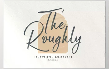 Download The Roughly <span class='badge badge-warning'>Script</span> Font CreativeMarket 6637807