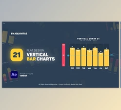 Download Flat Design Vertical Bar Charts (Videohive 35766701) - AE Project