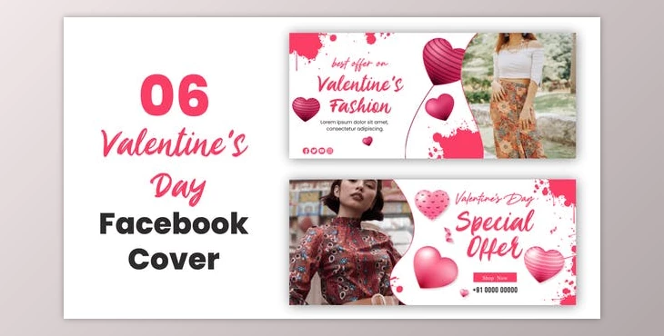 Download Valentine Day Facebook Cover (Videohive 35490695) - AE Project