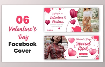 Download Valentine Day Facebook <span class='badge badge-warning'>Cover</span> (Videohive 35490695) - AE Project