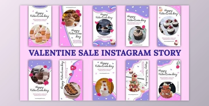 Download Bakery Valentine Day Sale Story (Videohive 35759093) - AE Project