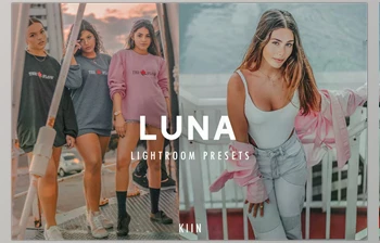 Download 5 LUNA LIGHTROOM <span class='badge badge-warning'>PRESET</span> CreativeMarket - 6450004
