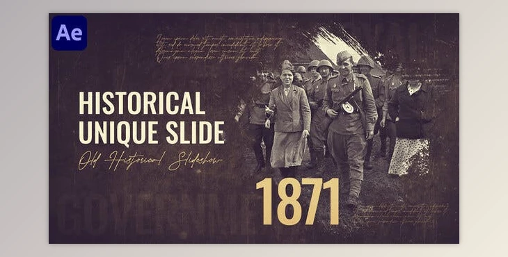 Download Historical Timeline Slideshow || Brush Slideshow (Videohive 35536059) - AE Project