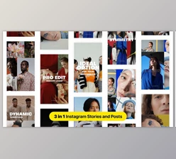 Download Grid Multiscreen Instagram Stroies and Posts (Videohive 34974413) - AE Project