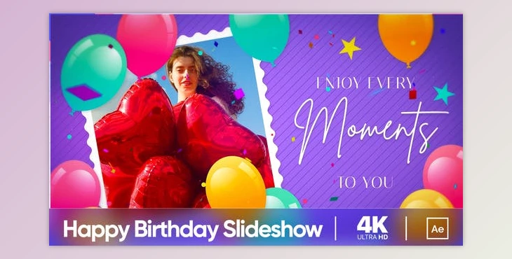 Download Bright Happy Birthday Slideshow (Videohive 35122476) - AE Project