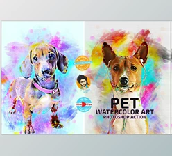 Download Pet Watercolor Art Plugin CreativeMarket - 6447259