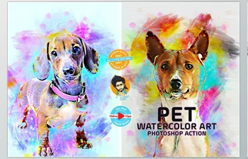 Download Pet Watercolor Art <span class='badge badge-warning'>Plugin</span> CreativeMarket - 6447259
