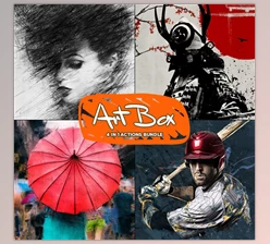 Download Art Box 4 in 1 Photoshop Actions Bundle GraphicRiver - 31476407