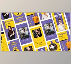 Download Podcast Instagram Story Template (Videohive 35652798) - AE Project