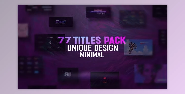 Download 77 Titles Pack (Videohive 31167937) - AE Project