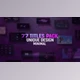 Download 77 Titles Pack (Videohive 31167937) - AE Project