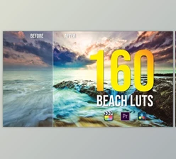 Download Videohive 160 Beach LUTs Color Grading 35493238