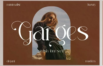Download Garges Modern and Unique Serif <span class='badge badge-warning'>Font</span> Creativemarket 6800791