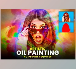 Download Artistic Color Oil Painting CreativeMarket - 6242451